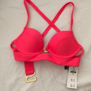 Abercrombie and Fitch push up bikini top size 32B